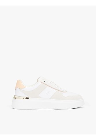 Tenis Beige Con Mezcla De Texturas Tommy Hilfiger Tommy Hilfiger