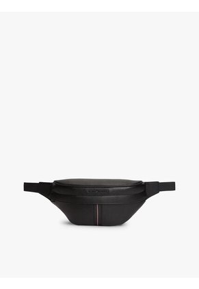 Canguro Negro TH Central Con Logo Tommy Hilfiger