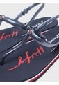 Sandalias Tbar Con Logo Mujer Azul Tommy Hilfiger de Tommy Hilfiger
