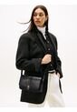Bolso Negro Cruzado Con Solapa Y Monograma TH Tommy Hilfiger de Tommy Hilfiger