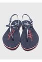 Sandalias Tbar Con Logo Mujer Azul Tommy Hilfiger de Tommy Hilfiger