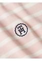 Polo Con Diseño De Rayas Rosadas Y Logo Para Mujer Tommy Hilfiger de Tommy Hilfiger