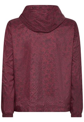 Chaqueta Reversible Con Capucha Y Monogramas Rojo Tommy Hilfiger