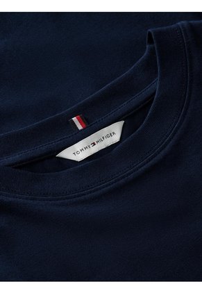 Camiseta Multicolor De Cuello Redondo Con Logo Bordado Tommy Hilfiger