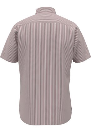 Camisa De Rayas Rosa Con Manga Corta Hombre  Tommy Hilfiger