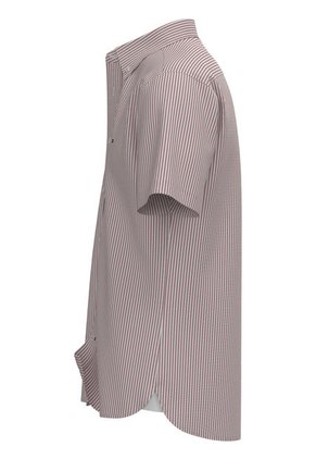 Camisa De Rayas Rosa Con Manga Corta Hombre  Tommy Hilfiger