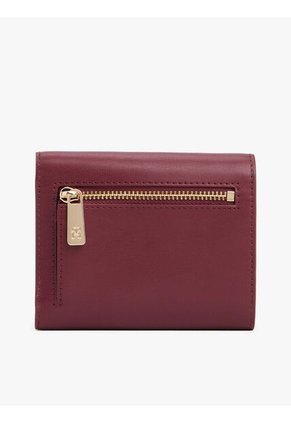 Billetera Roja Trifold Con Monograma TH Tommy Hilfiger