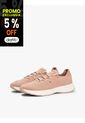Tenis Beige De Punto Con Logo Bordado Tommy Hilfiger de Tommy Hilfiger