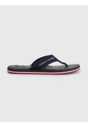 Sandalias Con Plantilla De Masaje Y Logo Hombre Azul Tommy Hilfiger