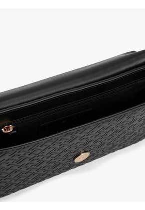 Bolso Negro Mensajero Hilfiger Icon Con Logo Tommy Hilfiger