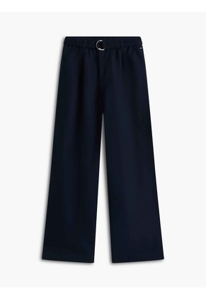 Pantalón Multicolor De Pierna Ancha Con Cinturón Tommy Hilfiger