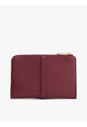 Billetera Roja Plegable Con Monograma TH Tommy Hilfiger