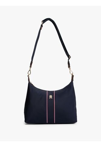 Bolso Azul De Hombro Con Cinta Distintiva Tommy Hilfiger Tommy Hilfiger