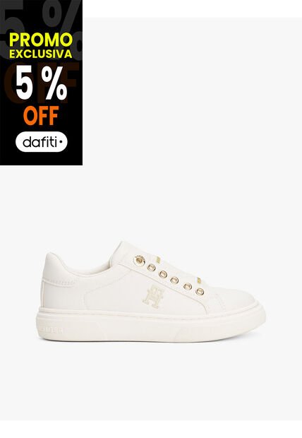 Tenis Blanco Tommy Hilfiger Low Cut Tommy Hilfiger