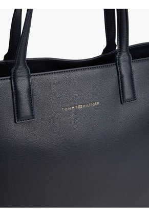 Bolso Azul Tote Con Logo Tommy Hilfiger