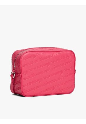Bolso Rosa Cruzado Con Logo En Bajo Relieve Tommy Hilfiger