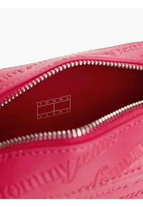 Bolso Rosa Cruzado Con Logo En Bajo Relieve Tommy Hilfiger