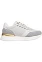 Tenis Gris Con Paneles Metalizados Tommy Hilfiger de Tommy Hilfiger