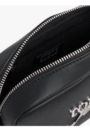 Bolso Negro Camera Bag Bold Script Tommy Hilfiger