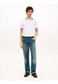 Polo Blanco Jacquard Con Tejido Ribeteado Tommy Hilfiger de Tommy Hilfiger