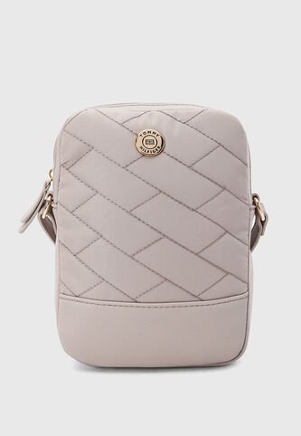 Bolso Manos Libres TOMMY HILFIGER Delaney II Taupe Tommy Hilfiger