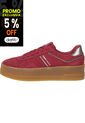 Tenis Rojo The Greenwich Con Plataforma Tommy Hilfiger de Tommy Hilfiger