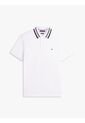 Polo Blanco Jacquard Con Tejido Ribeteado Tommy Hilfiger de Tommy Hilfiger