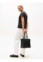 Bolso Negro Tote Con Logo Tommy Hilfiger de Tommy Hilfiger