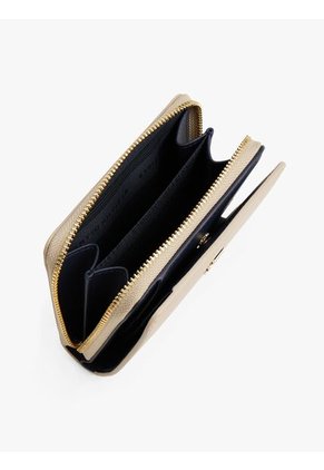 Billetera Beige De Solapa Con Monograma TH Tommy Hilfiger