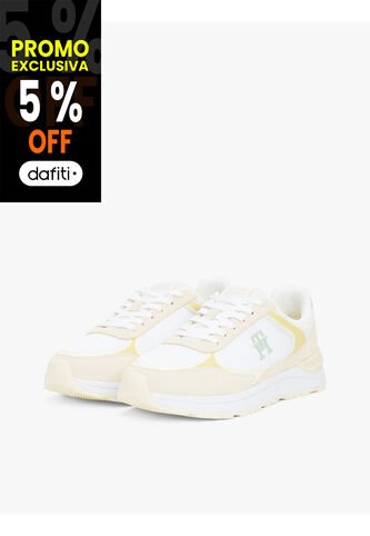 Tenis Multicolor Con Mezcla De Texturas Tommy Hilfiger Tommy Hilfiger