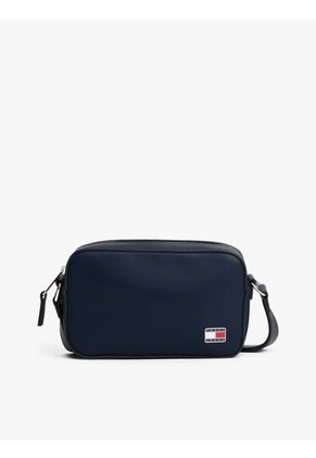 Bolso Azul Cruzado Con Insignia Del Logo Tommy Hilfiger