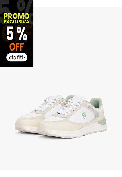 Tenis Multicolor Con Texturas Mixtas Tommy Hilfiger