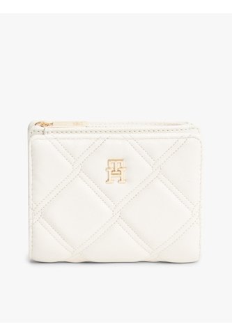 Billetera Beige Plegable Acolchada Con Monograma TH Tommy Hilfiger Tommy Hilfiger