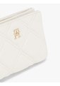 Billetera Beige Plegable Acolchada Con Monograma TH Tommy Hilfiger de Tommy Hilfiger