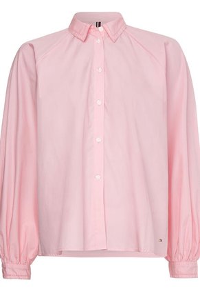 Camisa Con Mangas Raglán Y Corte Amplio Tommy Hilfiger Mujer Rosa Tommy Hilfiger