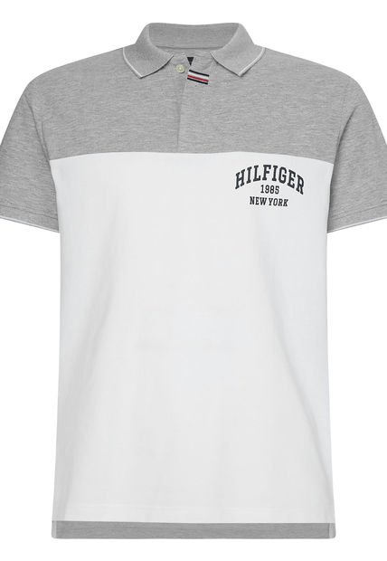 Polo De Bloque De Colores Con Blanco Tommy Hilfiger