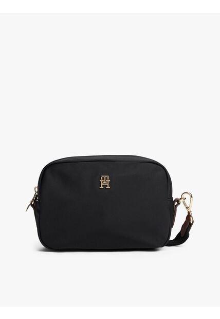 Bolso Negro Cruzado De Tejido Técnico Tommy Hilfiger