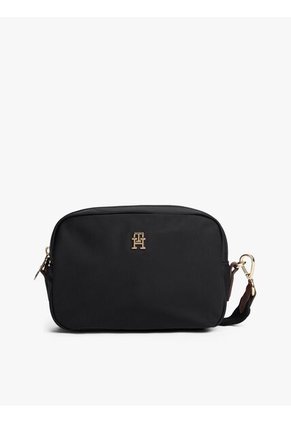 Bolso Negro Cruzado De Tejido Técnico Tommy Hilfiger