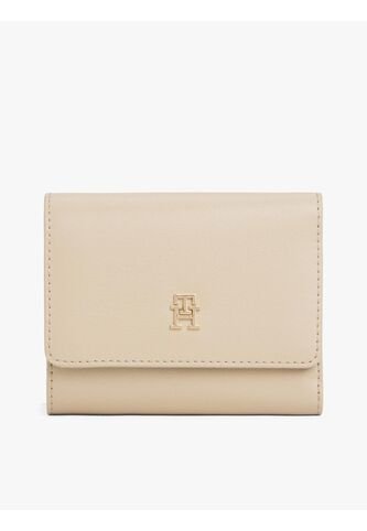 Billetera Beige Trifold Con Monograma TH Tommy Hilfiger Tommy Hilfiger