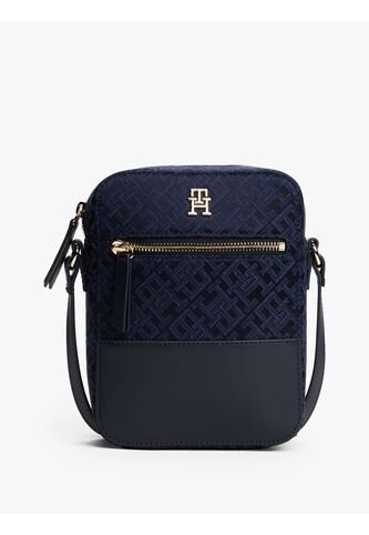 Bolso Azul Crossover Jacquard Tommy Hilfiger Tommy Hilfiger