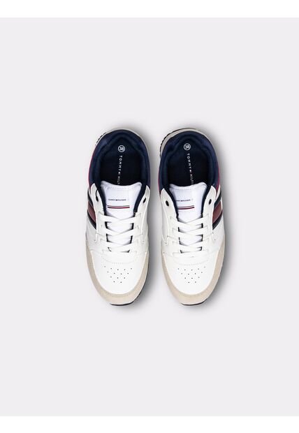 Tenis Multicolor De Corte Bajo Con Cordones Tommy Hilfiger