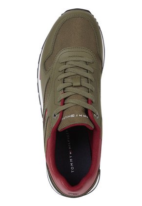 Tenis De Running Signature Retro Hombre Verde Tommy Hilfiger