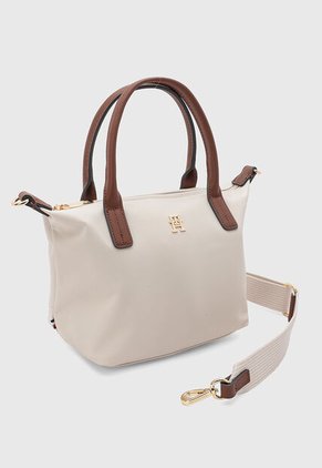 Bolso TOMMY HILFIGER Popette Mini Marfil