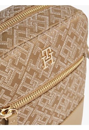 Bolso Beige Crossover Jacquard Tommy Hilfiger