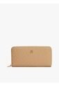 BIlletera Beige TH Icon Grande Con Textura De Monograma Tommy Hilfiger de Tommy Hilfiger