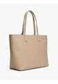 Bolso Beige Tote Con Logo Tommy Hilfiger de Tommy Hilfiger