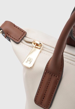 Bolso TOMMY HILFIGER Popette Mini Marfil