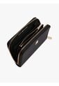 Billetera Negra Con Monograma TH Y Cierre De Cremallera Tommy Hilfiger de Tommy Hilfiger