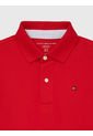 Polo De Niño Rojo Solido Con Logo Tommy Hilfiger de Tommy Hilfiger