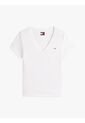 Camiseta Blanca Corte Slim Tommy Jeans de Tommy Hilfiger